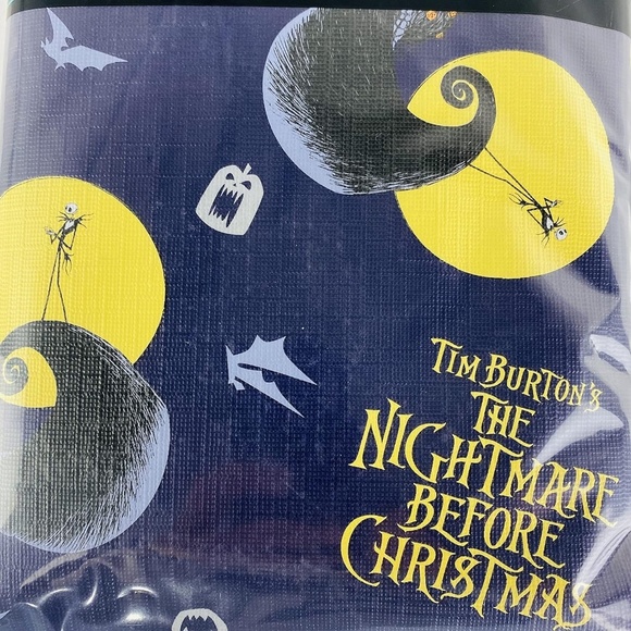 NIB Tim Burton's The Nightmare Before Christmas Tablecloth 60 in x 102 in - Picture 4 of 5